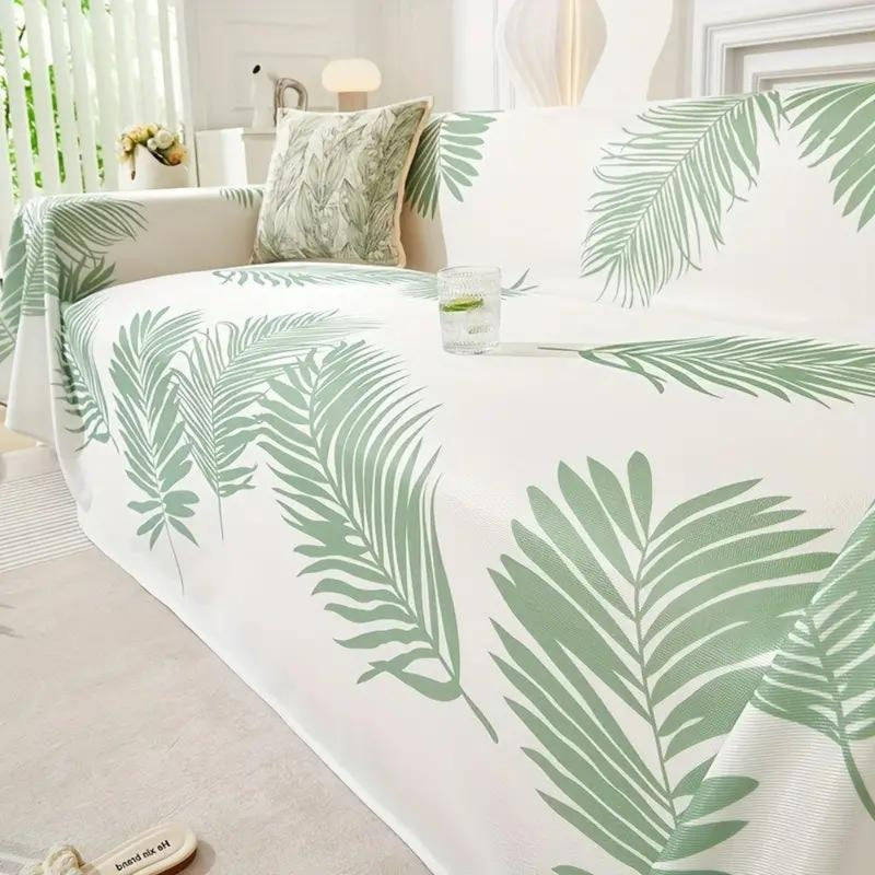 Leaf Pattern Cooling Sofa Cover