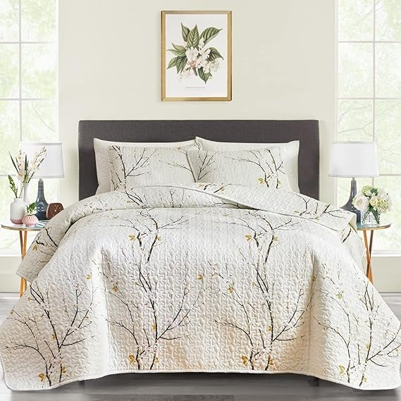 Tranquil Tree Coverlet - 2pcs Set