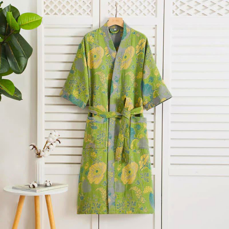 Spring Garden Cotton Robe