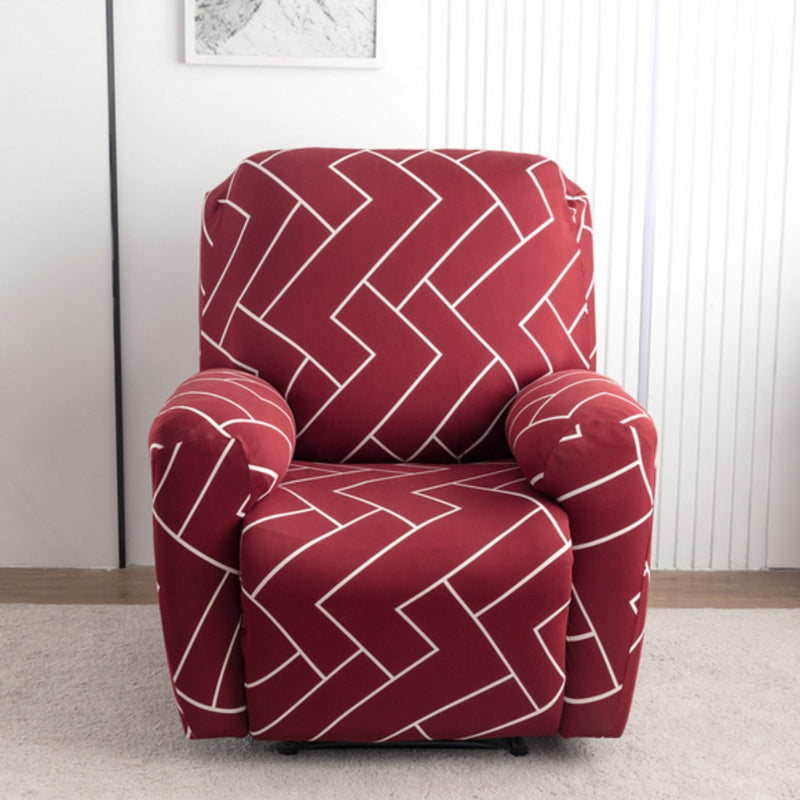 Abstract Recliner Sofa Cover