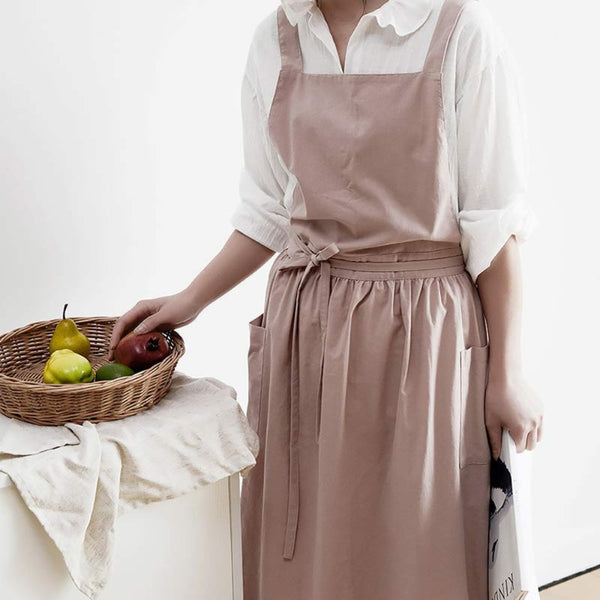 Multipurpose Cotton Apron With Pockets