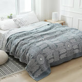 Zen Path Reversible Minimalist Coverlet