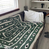 Snake Labyrinth Throw Blanket