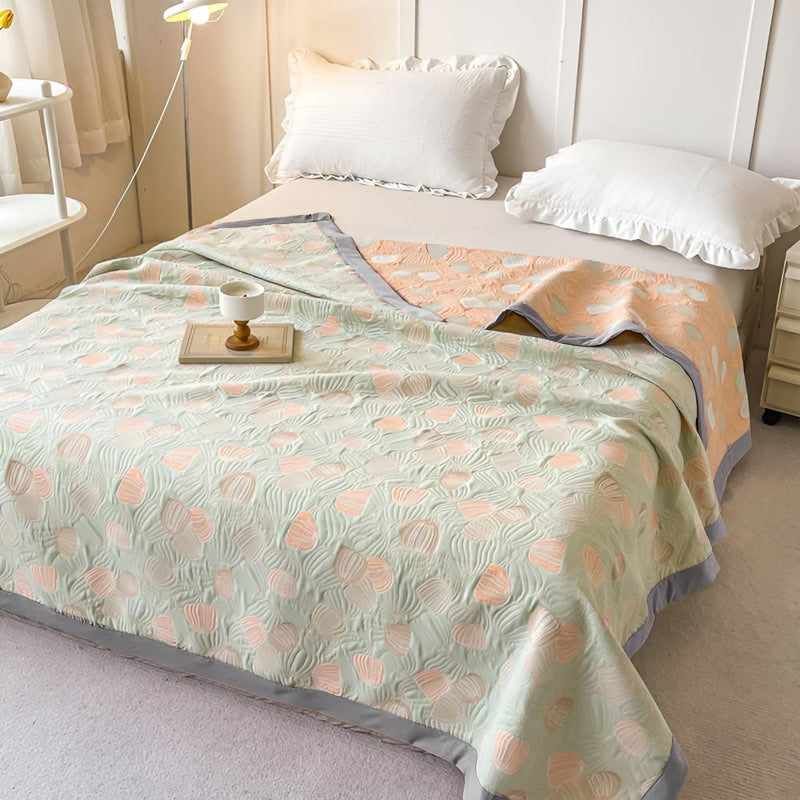 Rural Pumpkin Summer Coverlet