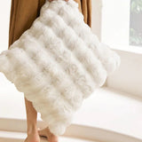 Rabbit Faux Fur Cushion