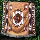 Desert Bloom Tapestry Picnic Blanket & Throw