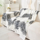 Leaf Pattern Cooling Sofa Cover