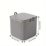 Houndstooth Collapsible Storage Box