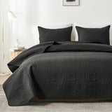 Embossed Medallion Coverlet Set