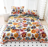 Bright Flower Cotton Blanket