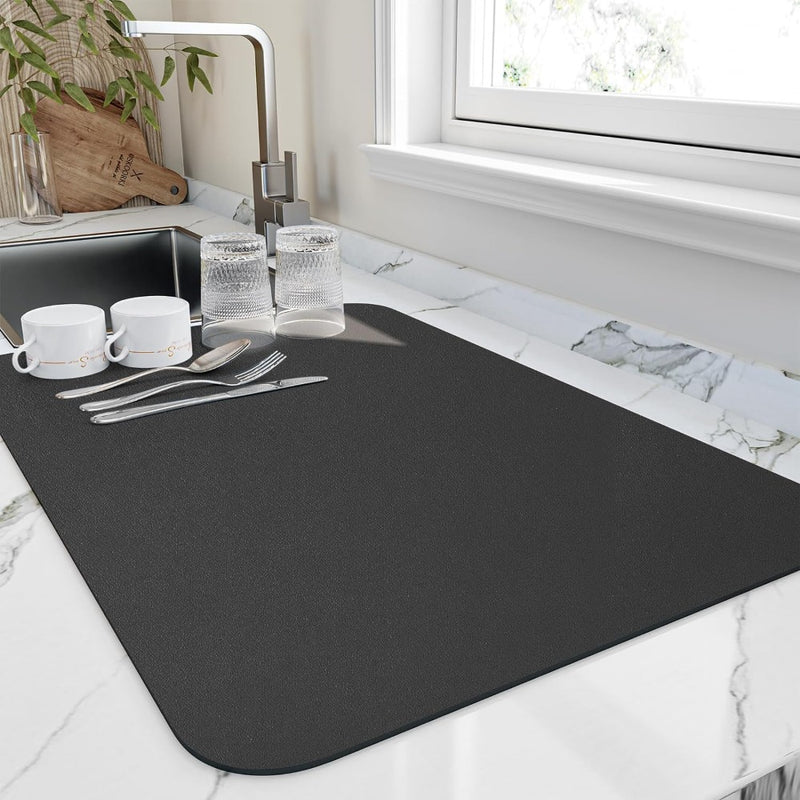 Quick Dry Kitchen Dish Mat | Highly Absorbent