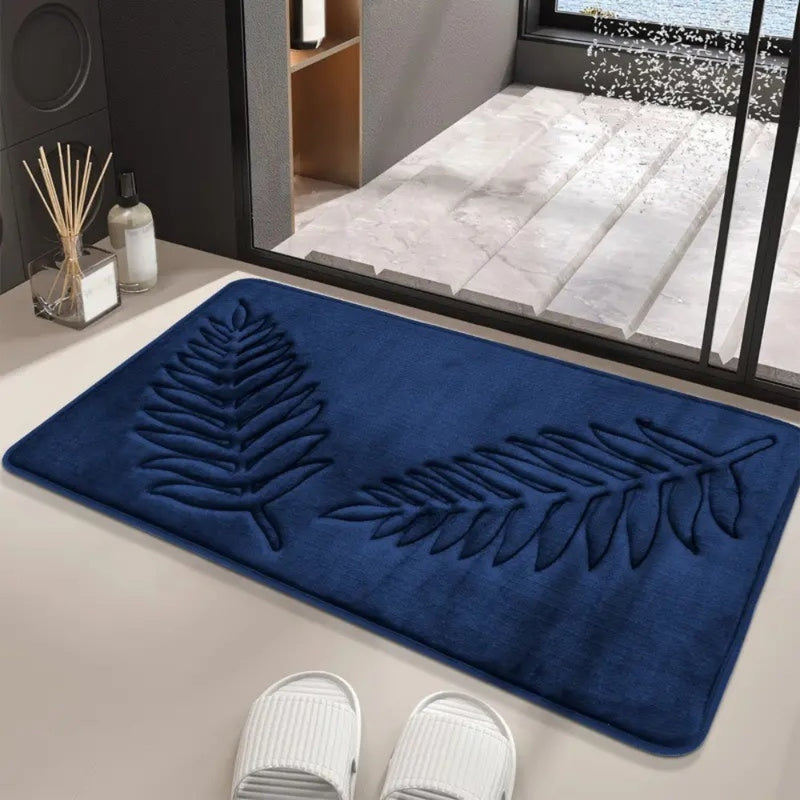 Lush Leaf Comfort Bath Mat Set - 2Pcs